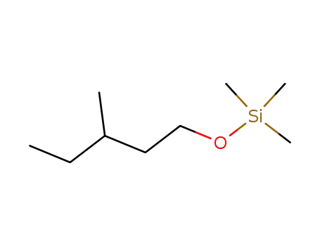 Molecular Structure of 17888-64-1 (Trimethyl[(3-methylpentyl)oxy]silane)
