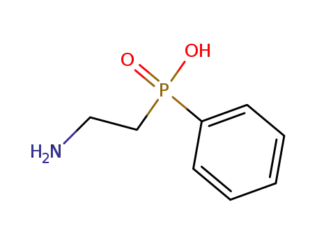 Molecular Structure of 15916-57-1 ((2-aminoethyl)phenylphosphinic acid)
