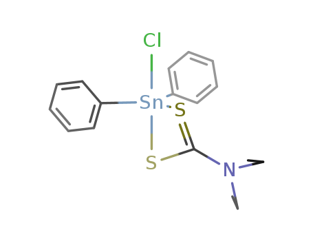Methanethioamide,1-[(chlorodiphenylstannyl)thio]-N,N-diethyl- (9CI) cas  1803-19-6