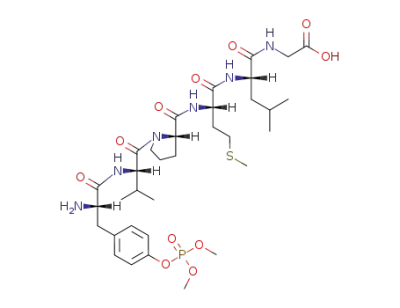H-L-Tyr-(OPO<sub>3</sub>Me<sub>2</sub>)-Val-Pro-Met-Leu-Gly-OH