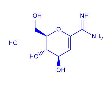 2,6-ANHYDRO-3-DEOXY-D-LYXO-HEPT-2-ENONAMIDINE HCL