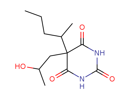 2,4,6(1H,3H,5H)-Pyrimidinetrione,5-(2-hydroxypropyl)-5-(1-methylbutyl)- cas  33841-18-8