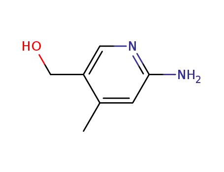 Molecular Structure of 179555-15-8 (3-Pyridinemethanol,6-amino-4-methyl-(9CI))