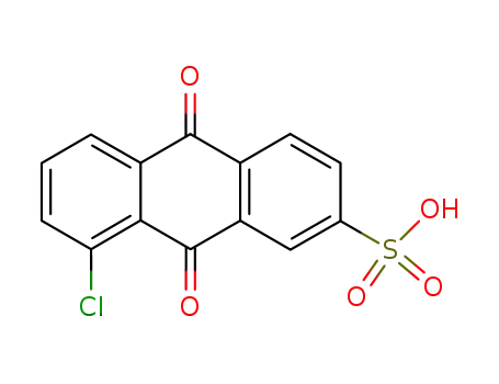 8-chloro-9,10-dioxo-9,10-dihydro-anthracene-2-sulfonic acid