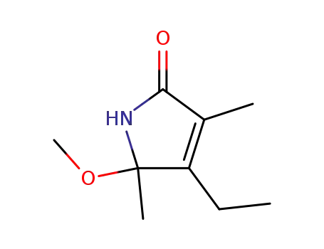 4-ethyl-5-methoxy-3,5-dimethyl-3-pyrrolin-2-one
