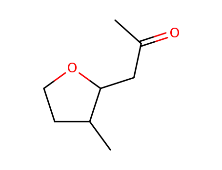 Molecular Structure of 157427-27-5 (2-Propanone, 1-(tetrahydro-3-methyl-2-furanyl)-, trans- (9CI))