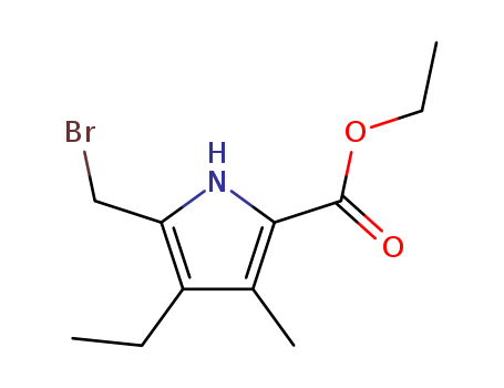 1H-Pyrrole-2-carboxylicacid, 5-(bromomethyl)-4-ethyl-3-methyl-, ethyl ester