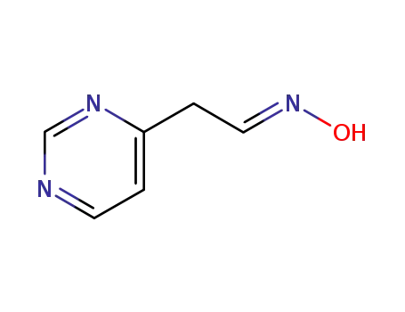 4-Pyrimidineacetaldehyde, oxime, (Z)- (9CI)
