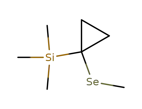 Trimethyl-(1-methylselanyl-cyclopropyl)-silane
