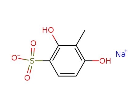 Molecular Structure of 132281-58-4 (sodium 2-methylresorcinol-4-sulphonate)