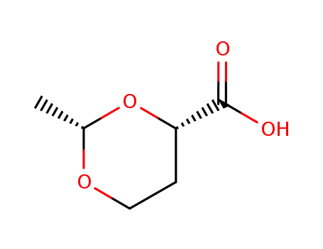 Molecular Structure of 158817-45-9 ((3S)-1,3-DIOXANE-2-METHYL-4-CARBOXYLIC ACID)