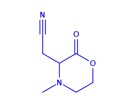 3-Morpholineacetonitrile, 4-methyl-2-oxo-