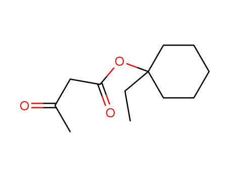 Molecular Structure of 15780-56-0 (3-Oxobutanoic acid 1-ethylcyclohexyl ester)