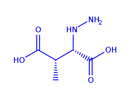 Molecular Structure of 156996-44-0 (Butanedioic acid, 2-hydrazino-3-methyl-, [S-(R*,R*)]- (9CI))