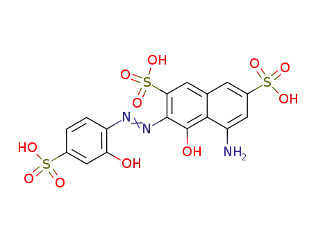 5-Amino-4-hydroxy-3-(2-hydroxy-4-sulfo-phenylazo)-naphthalene-2,7-disulfonic acid