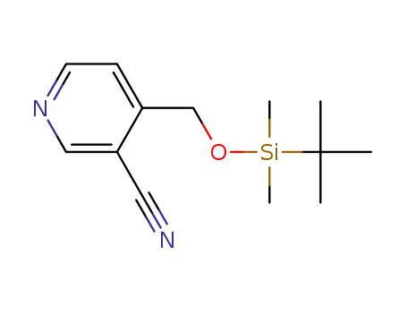 4-tert-butyldimethylsilyloxymethylnicotinonitrile