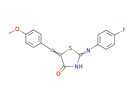 2-(4-fluoroanilino)-5-(4-methoxybenzylidene)-1,3-thiazol-4(5H)-one