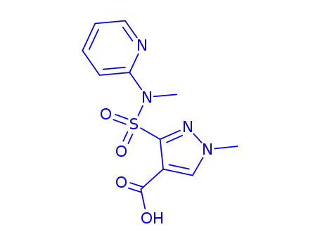 1-메틸-3-(메틸-피리딘-2-일-술파모일)피라졸-4-카르복실산