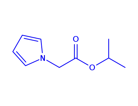 Molecular Structure of 157071-49-3 (1H-Pyrrole-1-aceticacid,1-methylethylester(9CI))