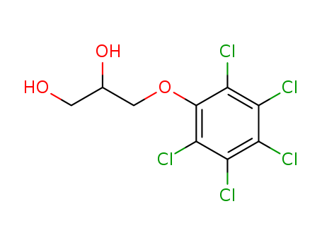 1,2-Propanediol,3-(2,3,4,5,6-pentachlorophenoxy)- cas  15721-19-4