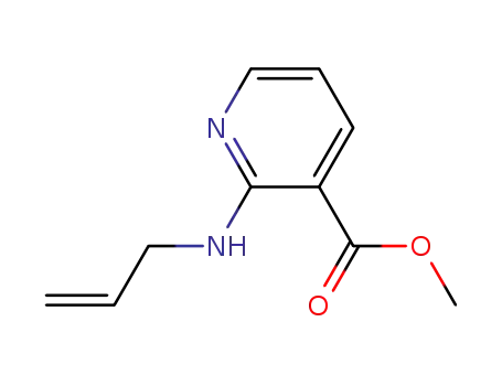Molecular Structure of 157362-04-4 (3-Pyridinecarboxylicacid,2-(2-propenylamino)-,methylester(9CI))
