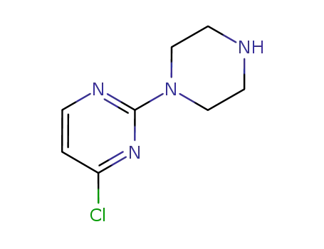 Molecular Structure of 179756-90-2 (4-Chloro-2-piperazin-1-yl-pyrimidine)