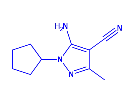 5-AMINO-1-CYCLOPENTYL-3-METHYL-1H-PYRAZOLE-4-CARBONITRILE