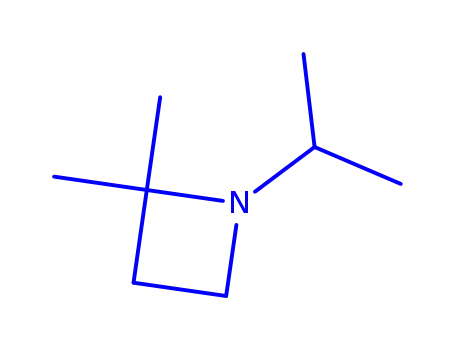 Molecular Structure of 179952-87-5 (Azetidine, 2,2-dimethyl-1-(1-methylethyl)- (9CI))
