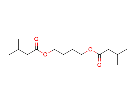 Molecular Structure of 1572-76-5 (butane-1,4-diyl bis(3-methylbutanoate))