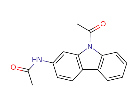 2-acetylamino-9-acetylcarbazole