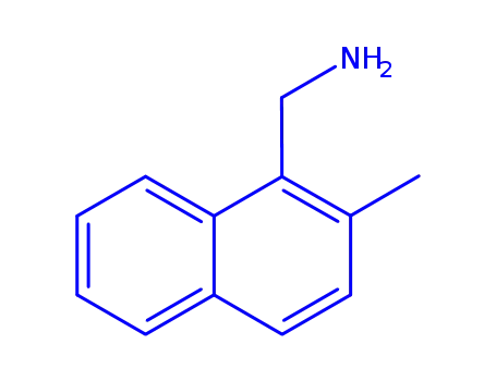 Molecular Structure of 158616-85-4 ((2-METHYLNAPHTHALEN-1-YL)METHANAMINE)