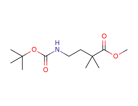 methyl 4-(tert-butoxycarbonylamino)-2,2-dimethylbutanoate