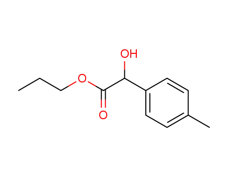 Molecular Structure of 15913-17-4 (propyl 2-hydroxy-2-(4-methylphenyl)acetate)