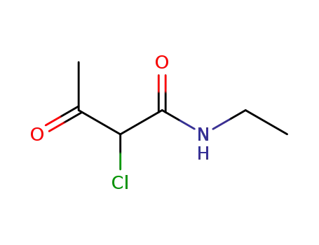 Butanamide,  2-chloro-N-ethyl-3-oxo-