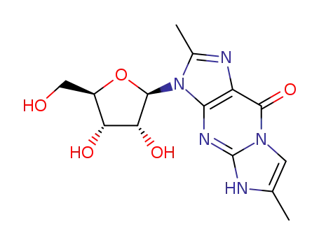 3,9-dihydro-2,6-dimethyl-9-oxo-3-(β-D-ribofuranosyl)-5H-imidazo[1,2-a]purine