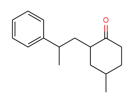 4-methyl-2-(2-phenyl-propyl)-cyclohexanone