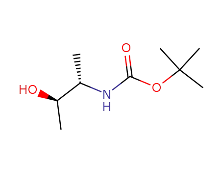 Molecular Structure of 157394-46-2 (Carbamic acid, [(1S,2R)-2-hydroxy-1-methylpropyl]-, 1,1-dimethylethyl ester)
