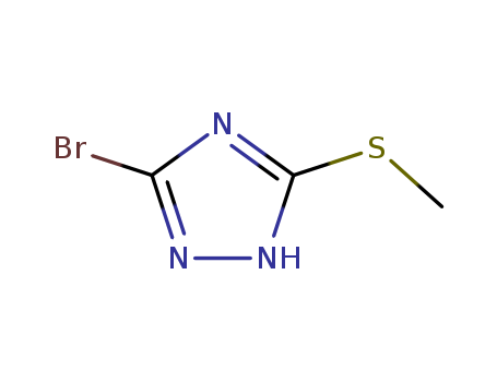5-Bromo-3-(methylthio)-1H-1,2,4-triazole