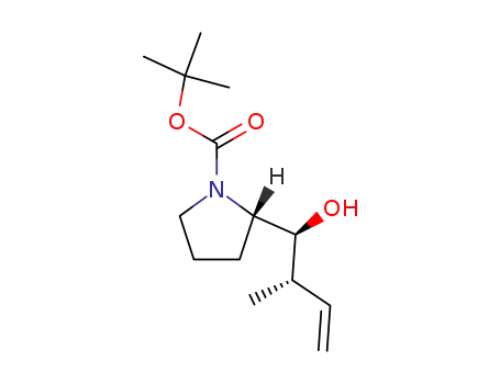 (2S,1'S,2'S)-N-(tert-butoxycarbonyl)-2-(1'-hydroxy-2'-methyl-3'-butenyl)-pyrrolidine