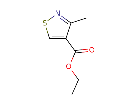 Molecular Structure of 15901-51-6 (ethyl 3-methylisothiazole-4-carboxylate)