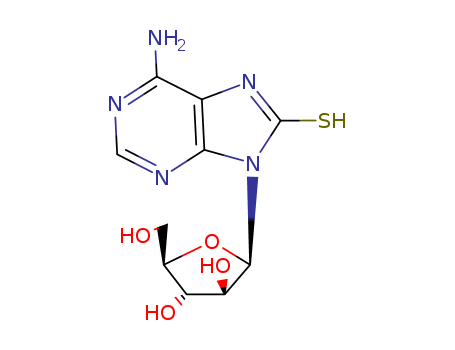 8H-Purine-8-thione,6-amino-9-b-D-arabinofuranosyl-7,9-dihydro- cas  15830-55-4