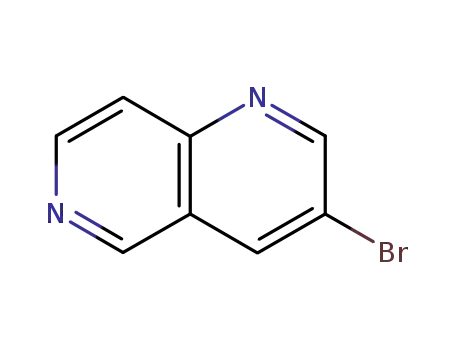 Molecular Structure of 17965-73-0 (3-BroMo-1,6-naphthyridine)