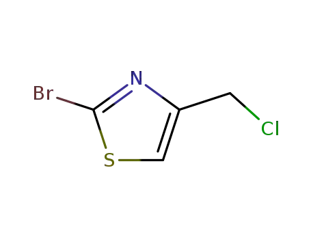 Molecular Structure of 5198-77-6 (2-BROMO-4-(CHLOROMETHYL)THIAZOLE)