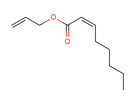 Molecular Structure of 94135-94-1 (2-Octenoic acid,2-propen-1-yl ester)