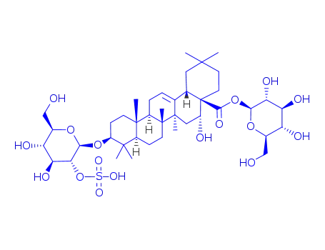 Molecular Structure of 158511-63-8 (ECLALBASAPONIN VI)