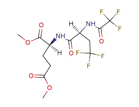 N-(2-Trifluoracetylamino-4,4,4-trifluor-L-butyryl)-L-glutaminsaeure-dimethylester