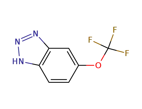 Molecular Structure of 157590-69-7 (1H-BENZOTRIAZOLE, 5-(TRIFLUOROMETHOXY)-)