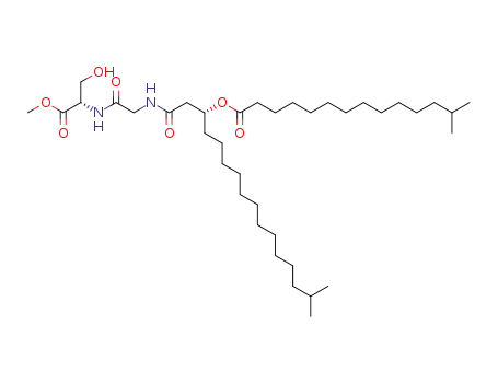 (R)-1-((2-(((S)-3-hydroxy-1-methoxy-1-oxopropan-2-yl)amino)-2-oxoethyl)amino)-15-methyl-1-oxohexadecan-3-yl 13-methyltetradecanoate