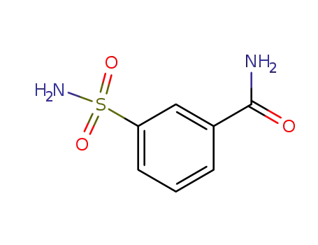 Molecular Structure of 1576-42-7 (Benzamide, 3-(aminosulfonyl)- (9CI))