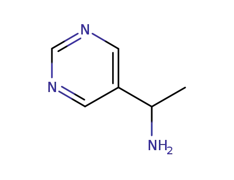 5- 피리 미딘 메탄 아민, 알파-메틸-(9CI)
